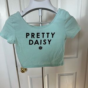 Mint Green Crop Top